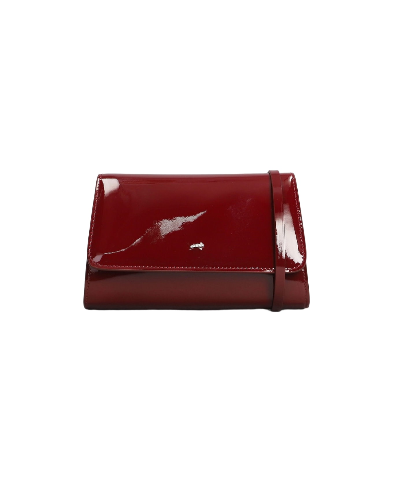 Giuseppe Zanotti Cleopatra Clutch In Red Patent Leather - red