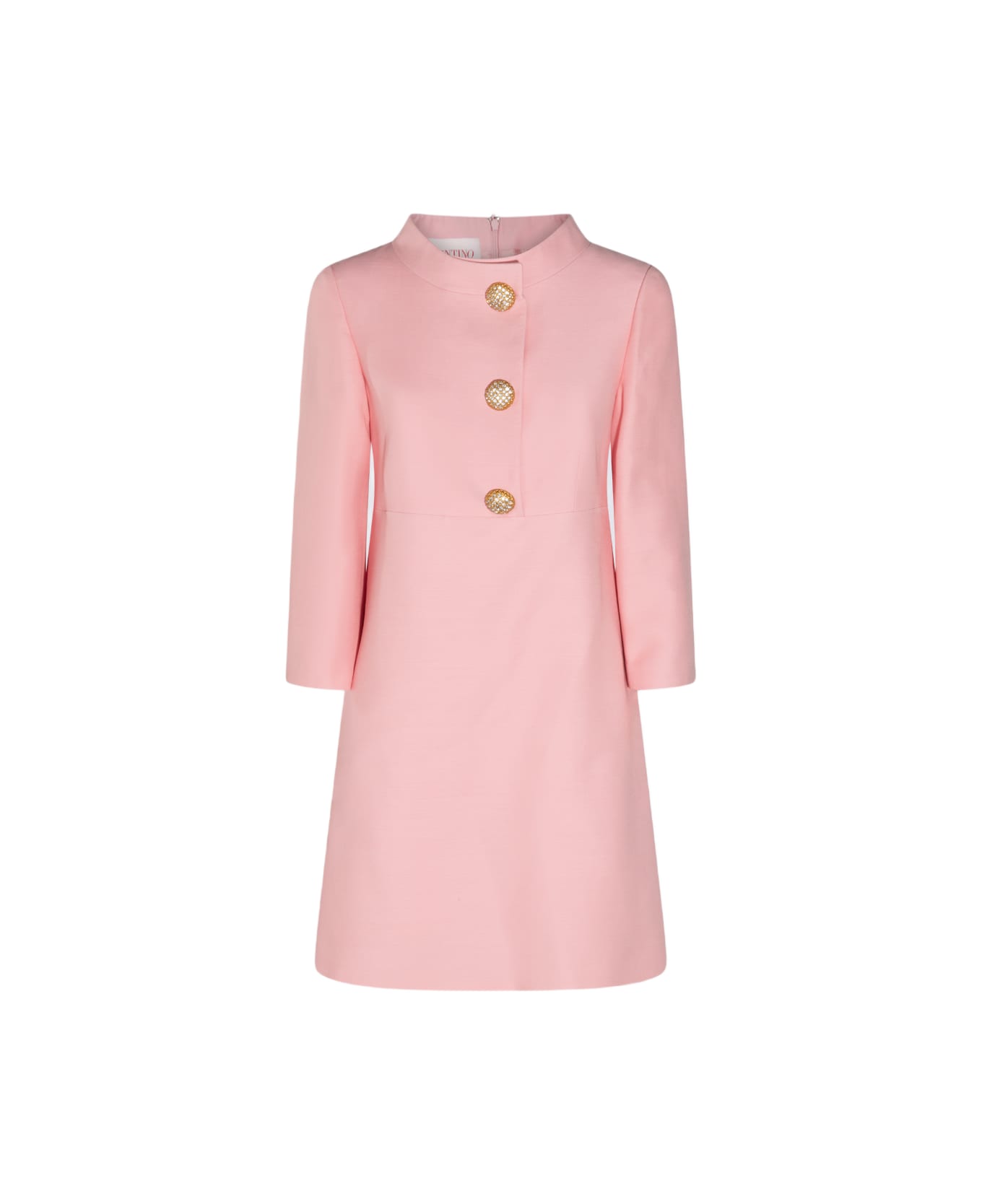 Valentino Pink Wool Dress - Pink