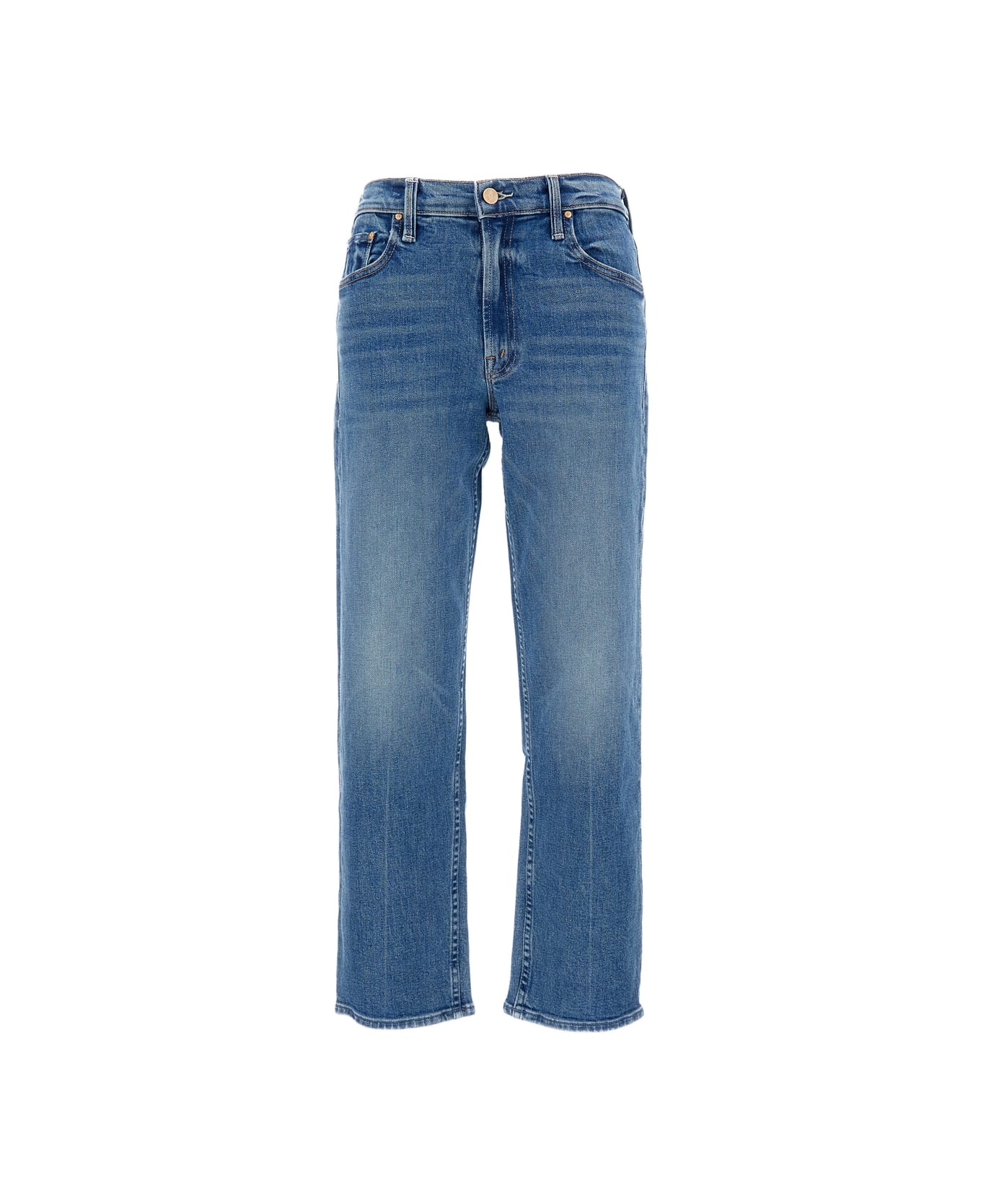 Mother The Newbie Ankle Jeans - Blue