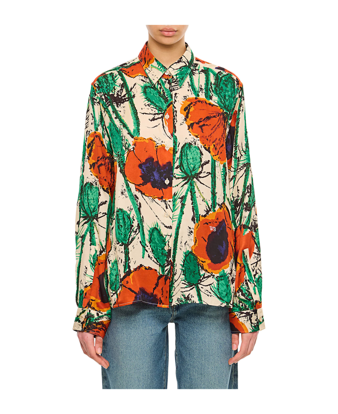 Wales Bonner Althea Shirt - MultiColour