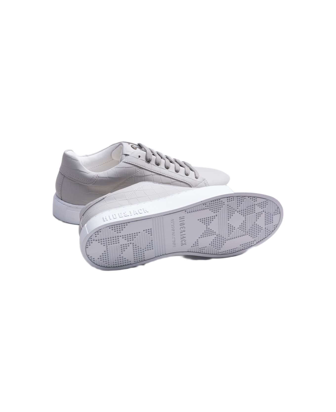 Hide&Jack Low Top Sneaker - Essence Grey White