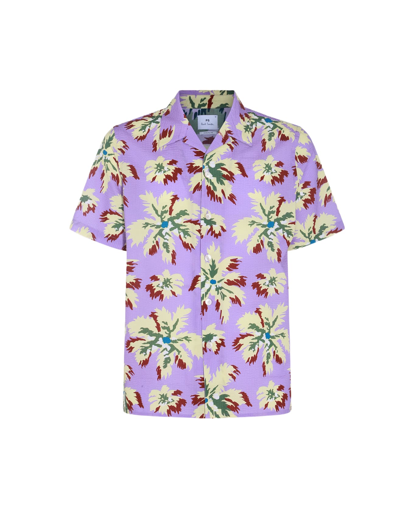 Paul Smith Purple Multicolour Cotton Shirt - Purple シャツ