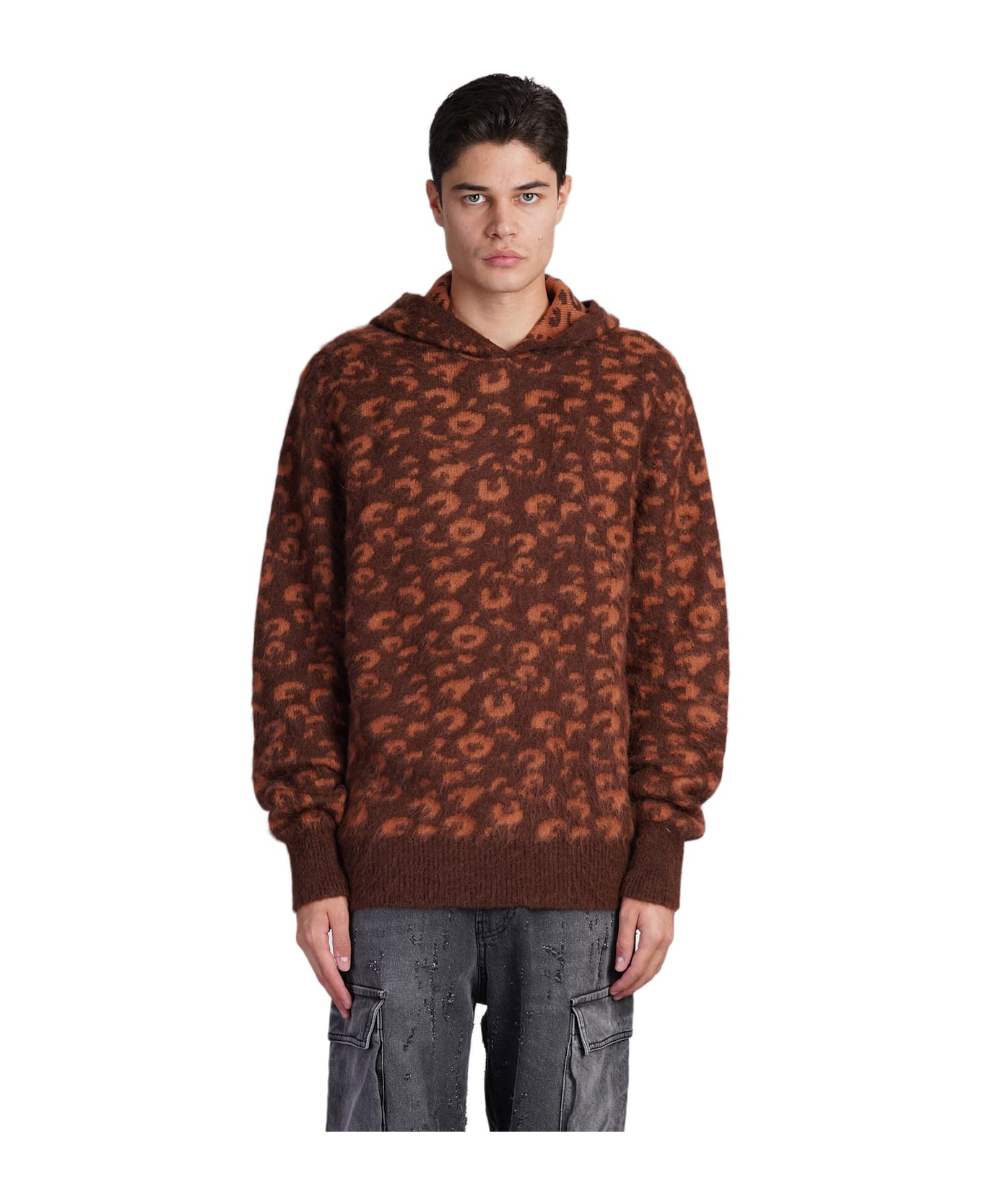 Salvatore Santoro Knitwear In Brown Polyamide - brown
