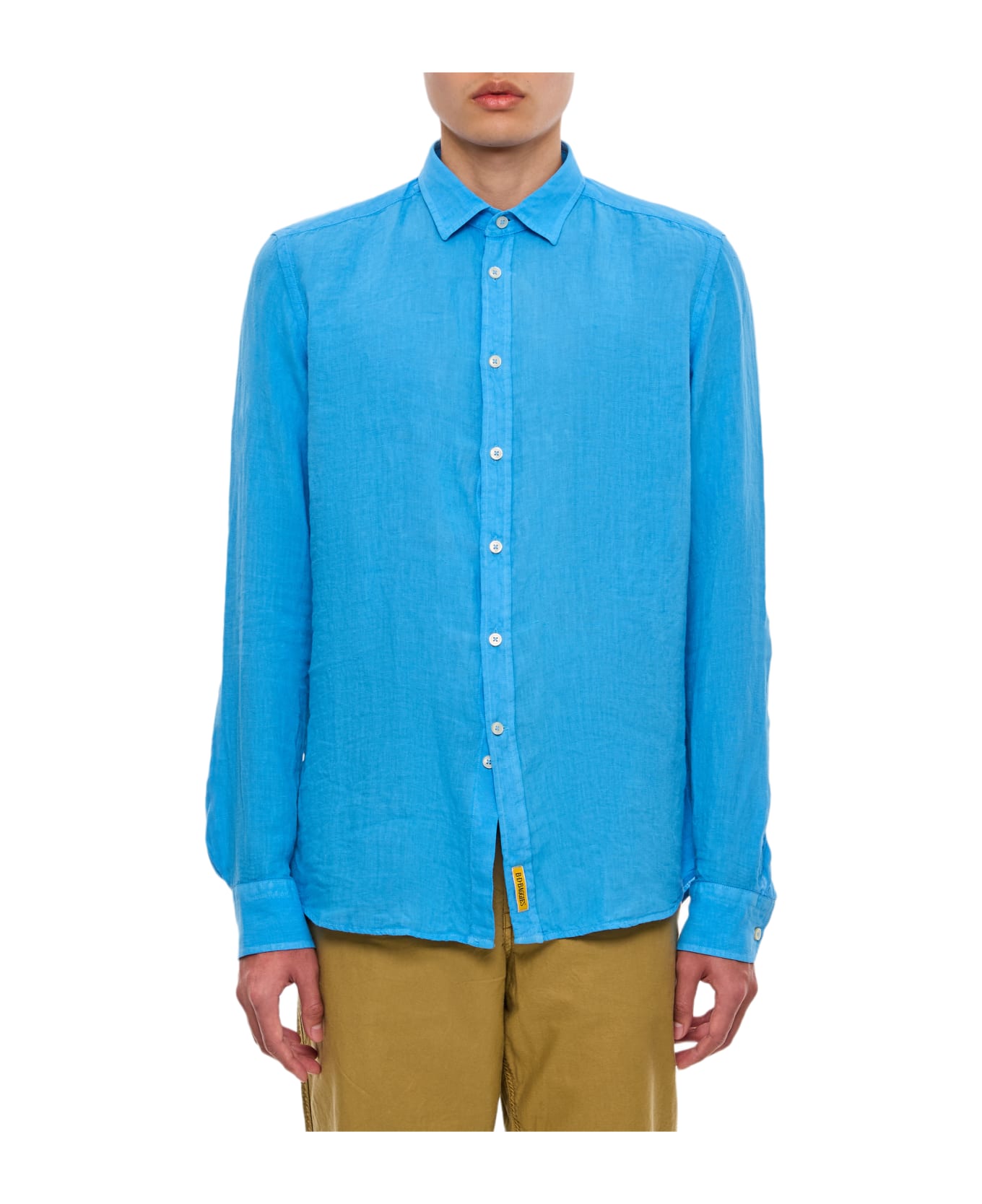 B.D. Baggies Linen Shirt - Clear Blue