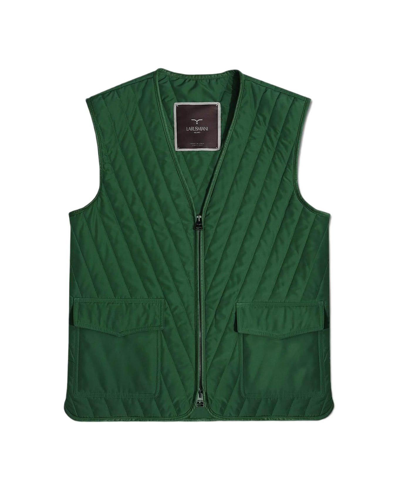 Larusmiani Bristol Gilet Vest - Green