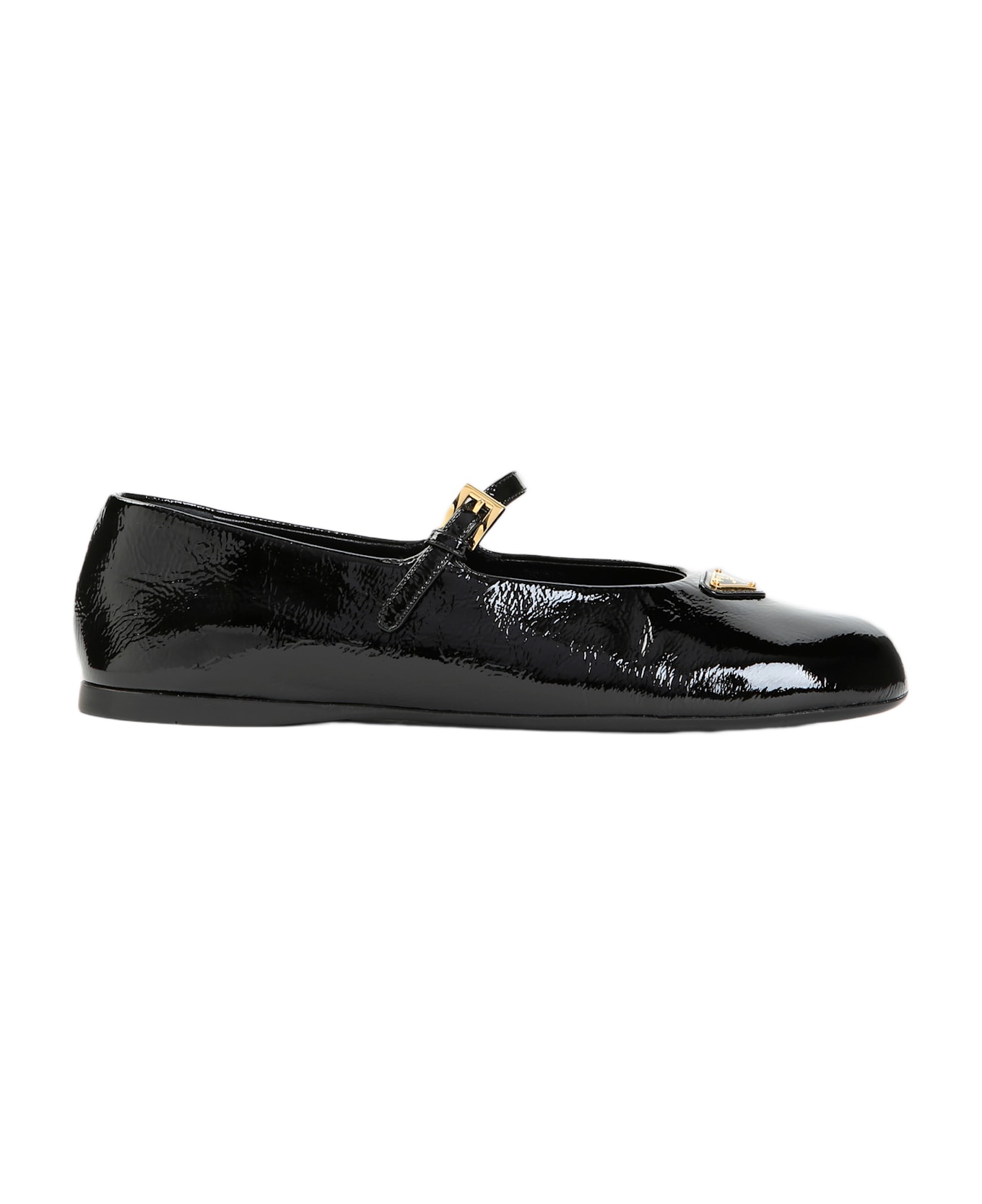 Prada Patent Leather Ballet Flats - NERO