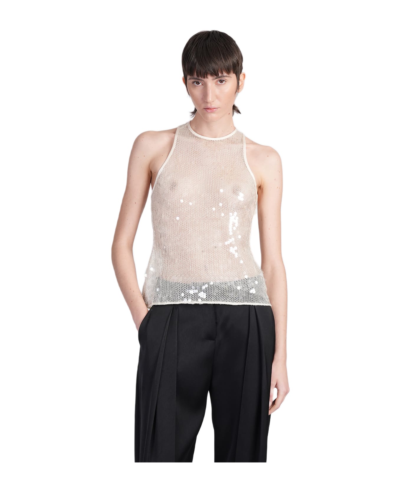 David Koma Topwear In Beige Polyester - beige