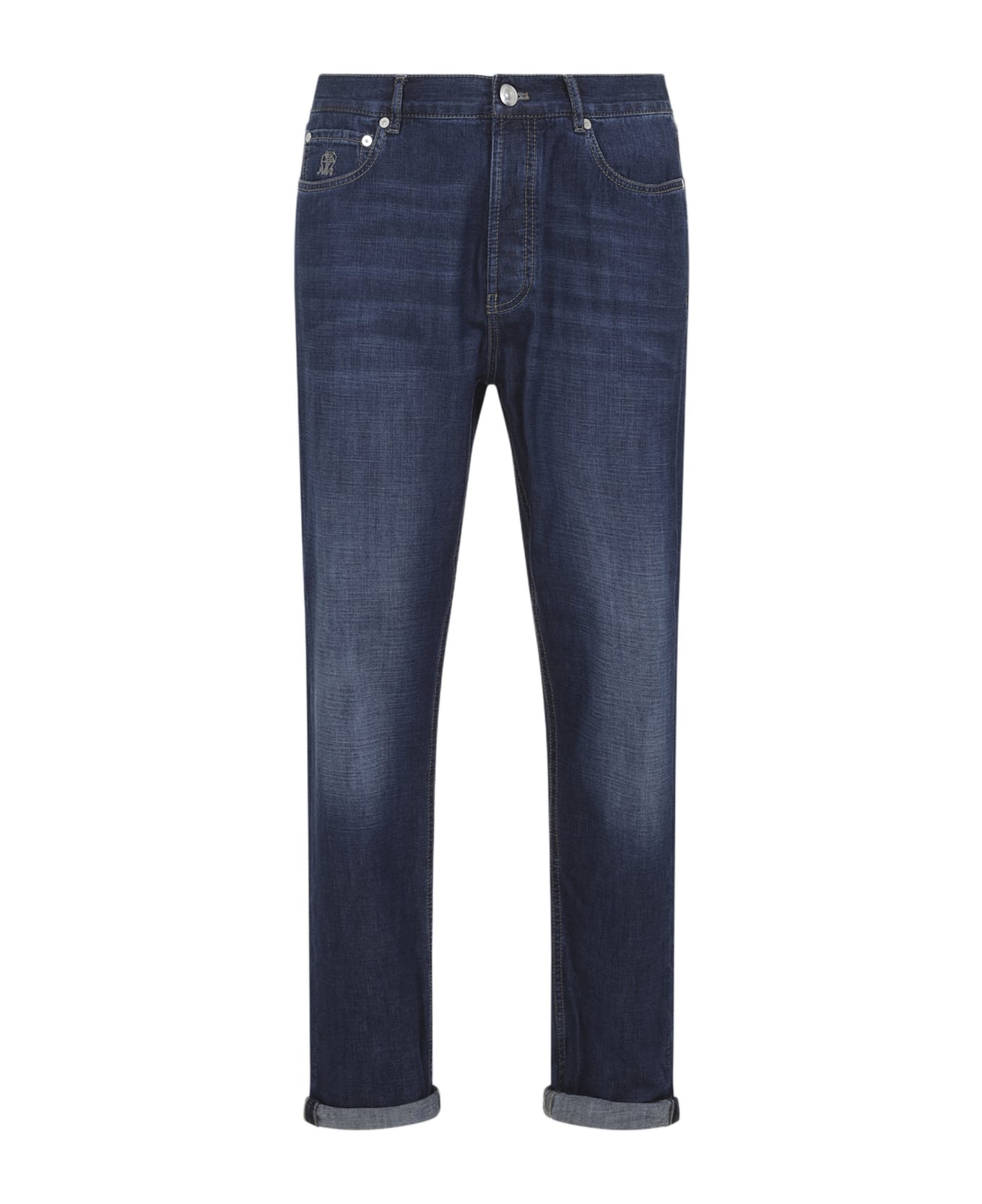 Brunello Cucinelli Iconic Jeans - Scuro Old