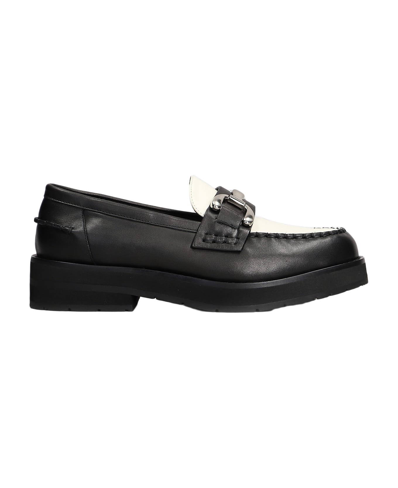 Bibi Lou Zagreb Loafer Loafers In Black Leather - black