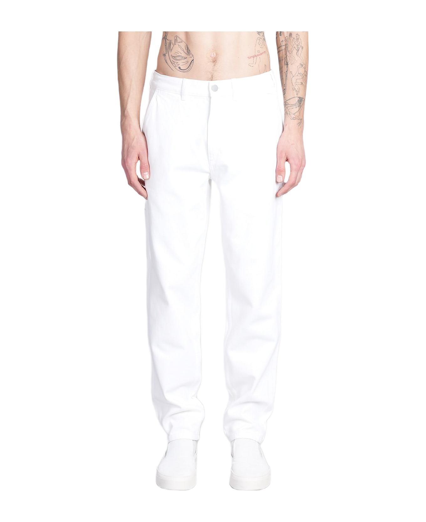 Theory Jeans In White Denim - white
