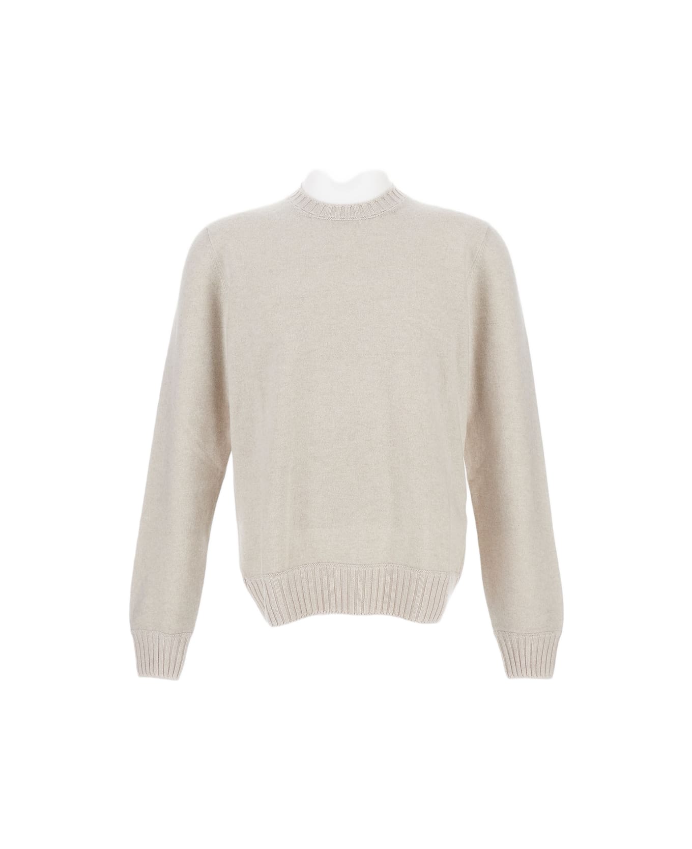 Gran Sasso Crew Neck Sweater - Beige