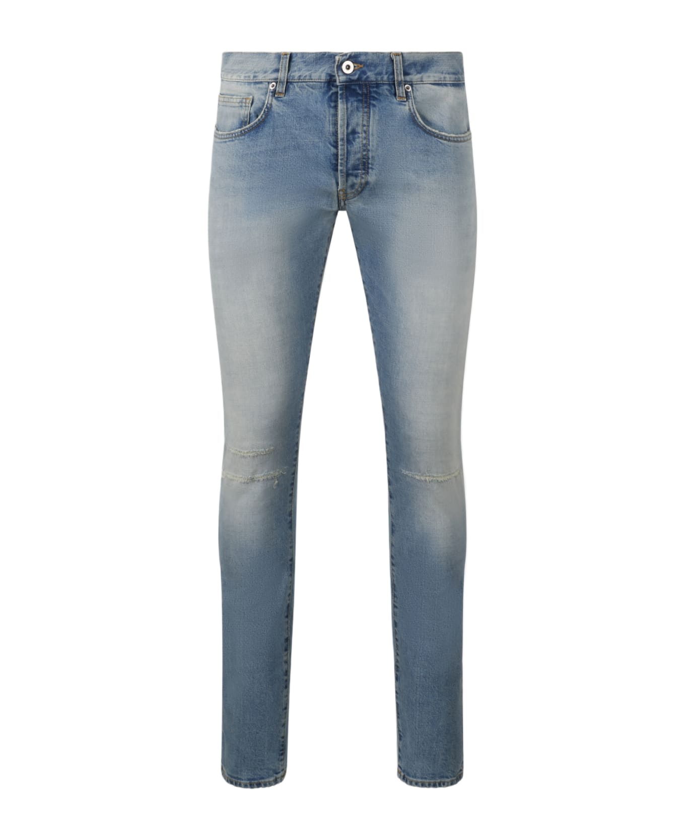 14 Bros Bleached Mended Bay Jeans - Blue