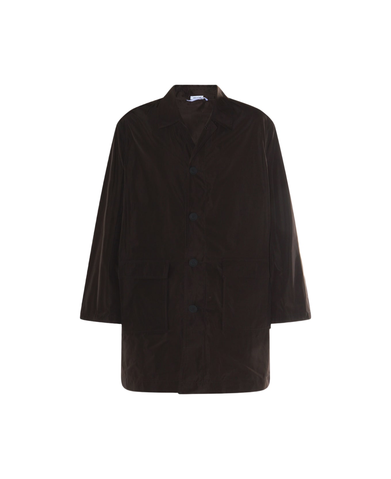 Thom Browne Dark Grey Coat - Grey