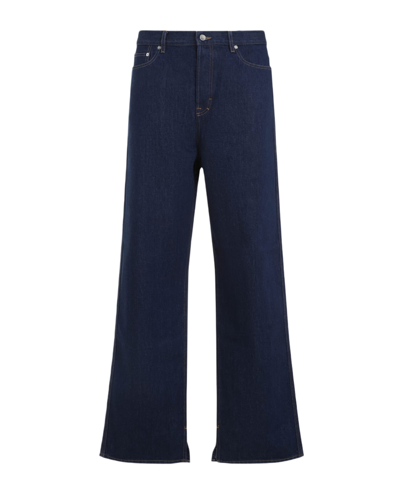 Gucci Embroidered Jeans - Dark Blue Mix