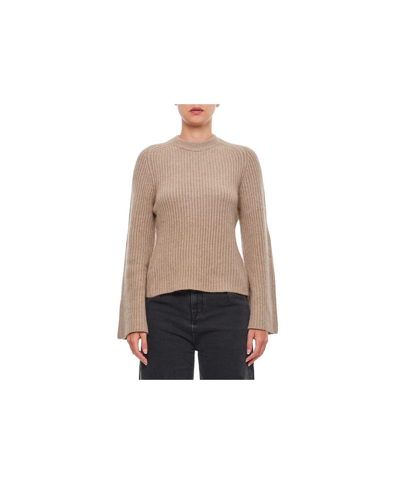 Loulou De Saison Gray Cashmere Sweater main image 1