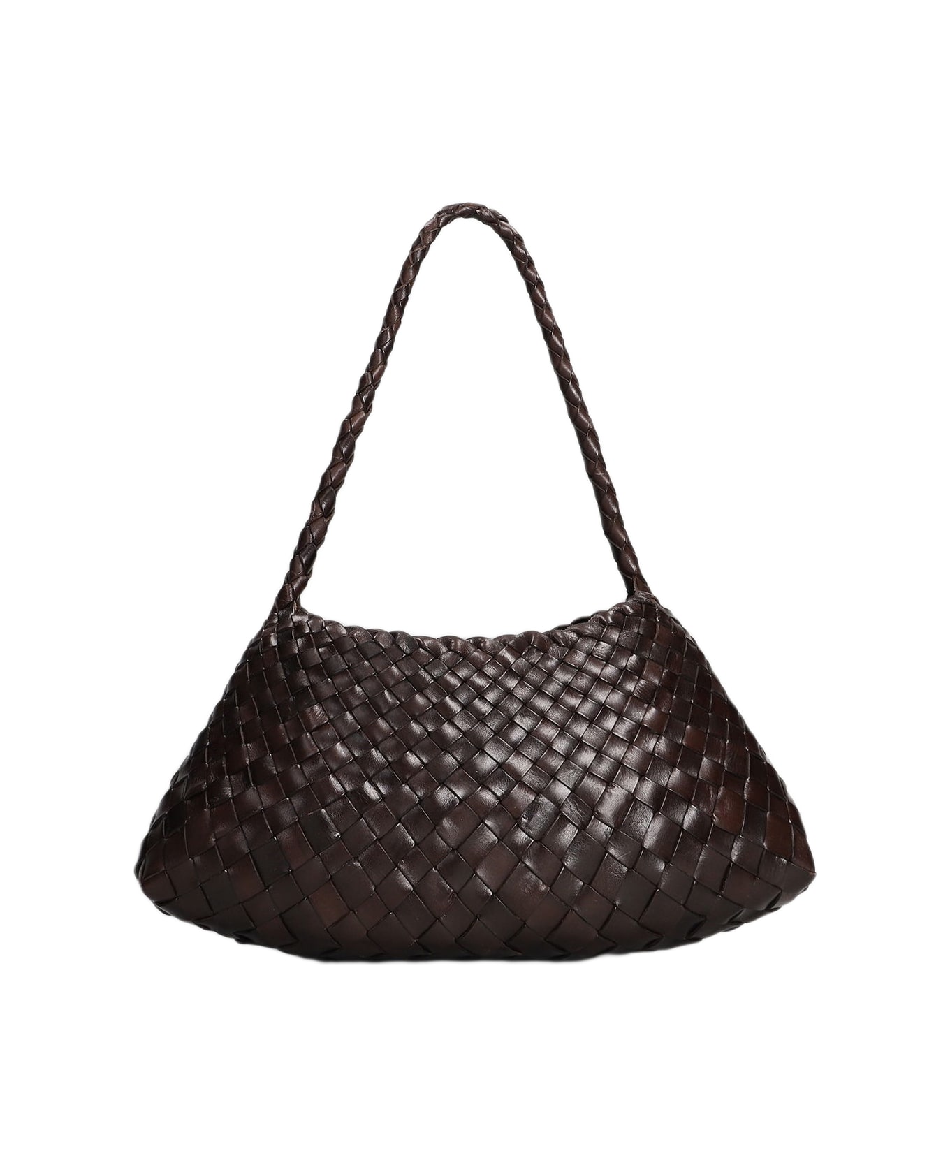 Dragon Diffusion Rosanna Mini Hand Bag In Brown Leather - brown