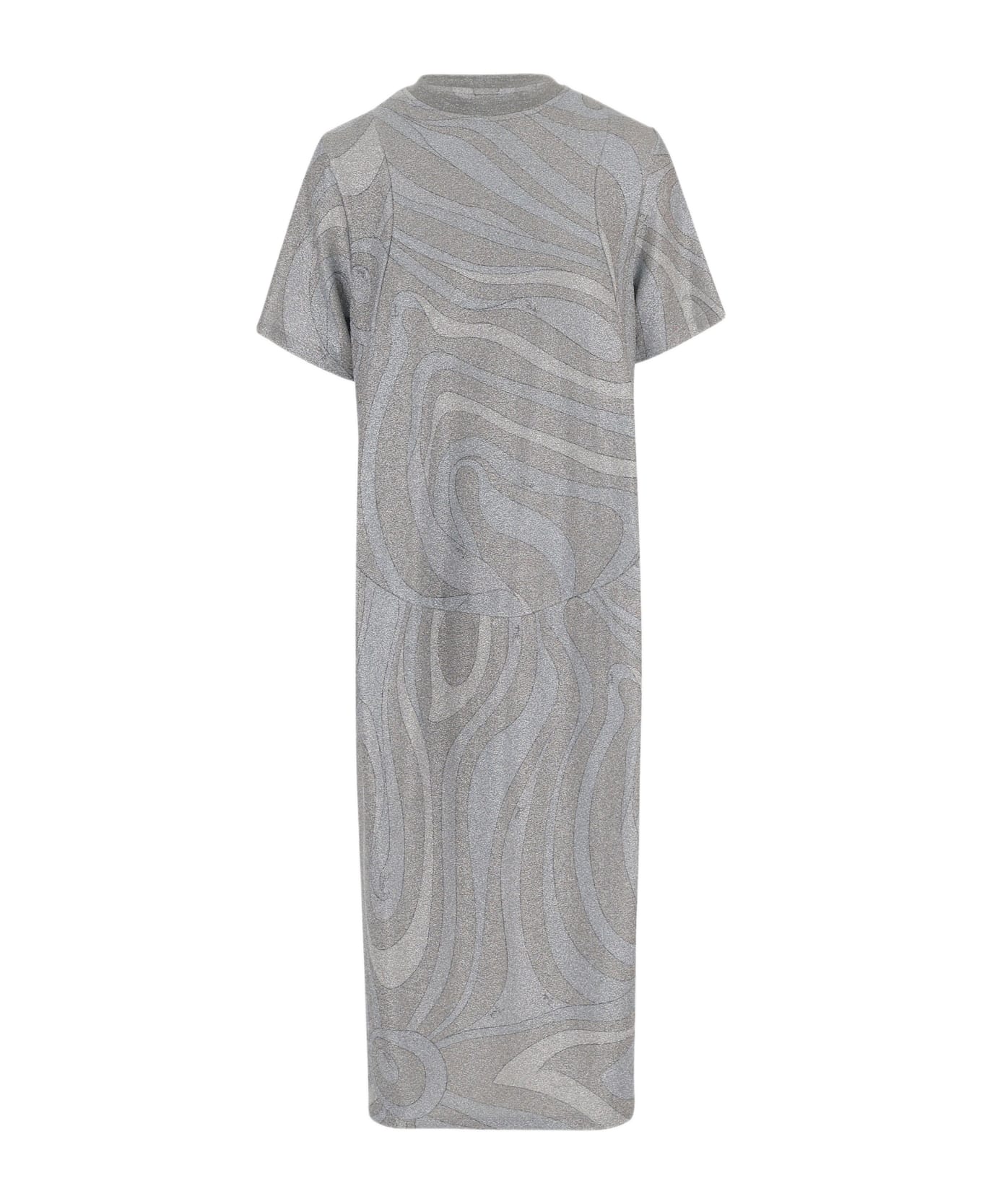 Pucci Stretch Nylon Dress With Abstract Print - Red