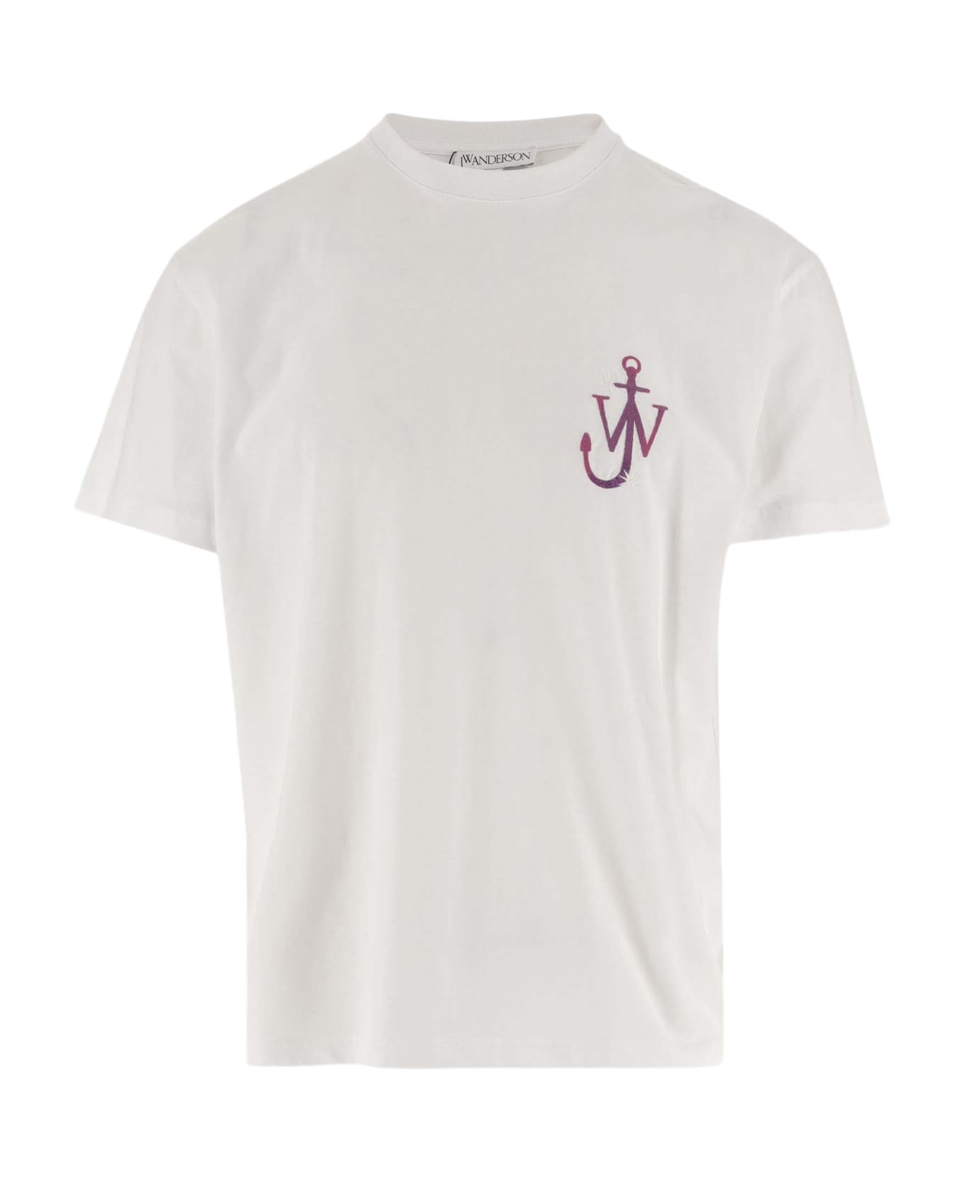J.W. Anderson Cotton T-shirt With Logo - White