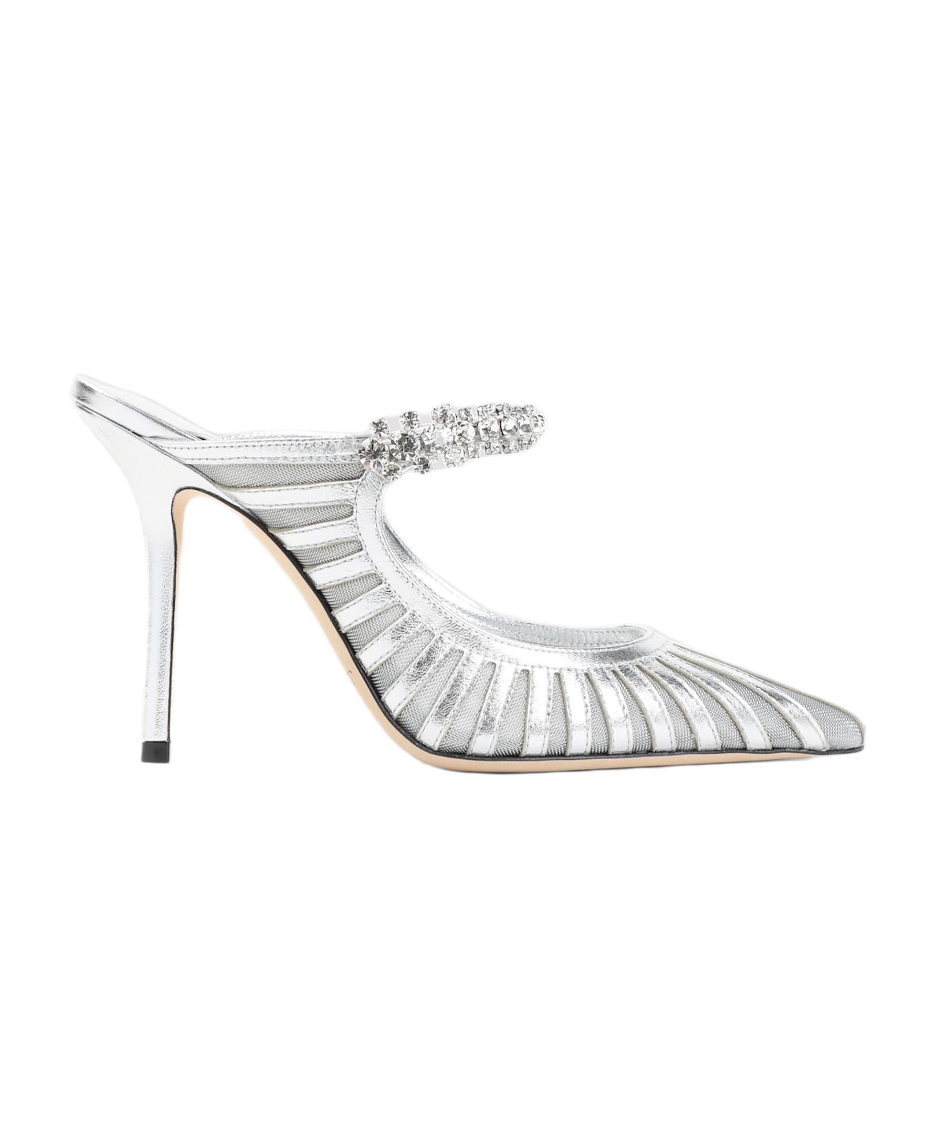 Jimmy Choo Bing 100 Pumps - Argento