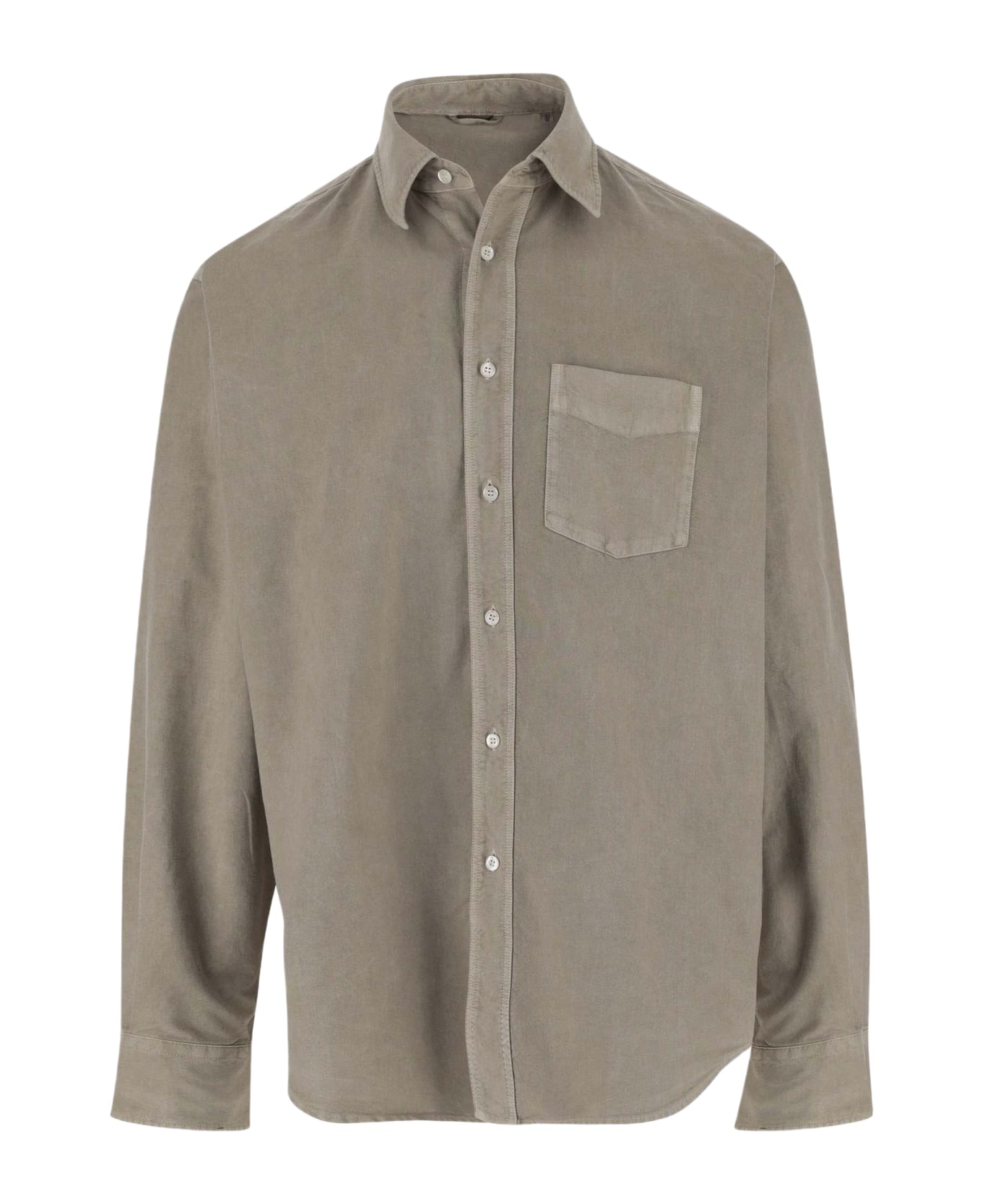 Aspesi Cotton Oxford Shirt - Sand