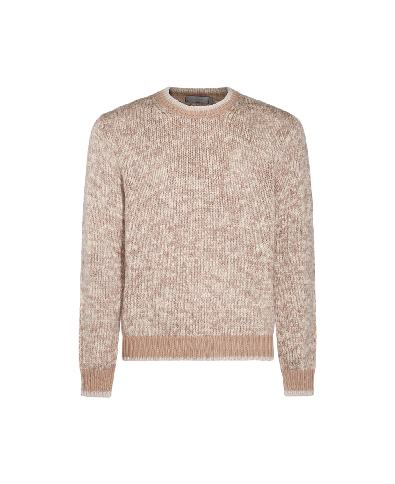 Canali Beige Wool Knitwear