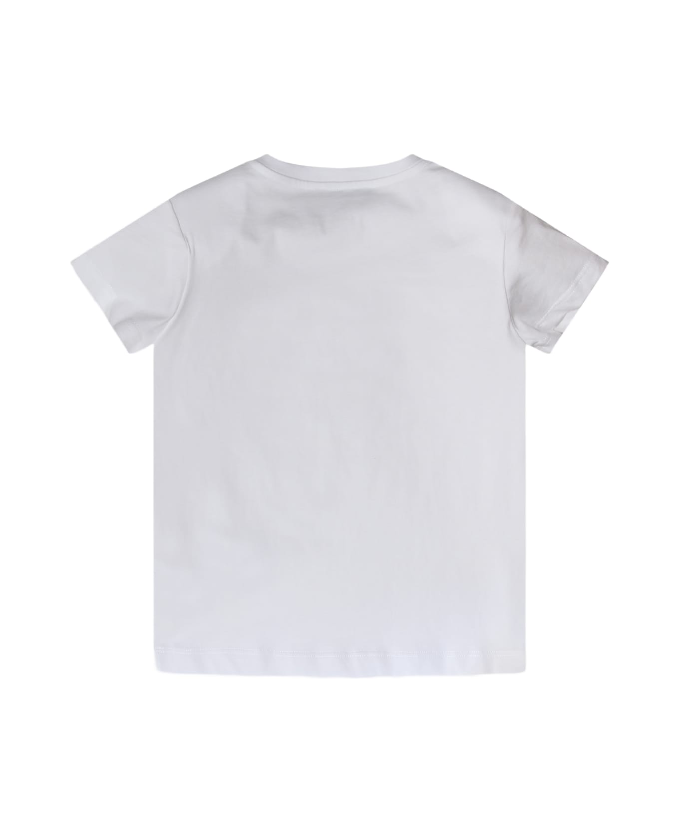 Balmain White And Gold Cotton T-shirt - White
