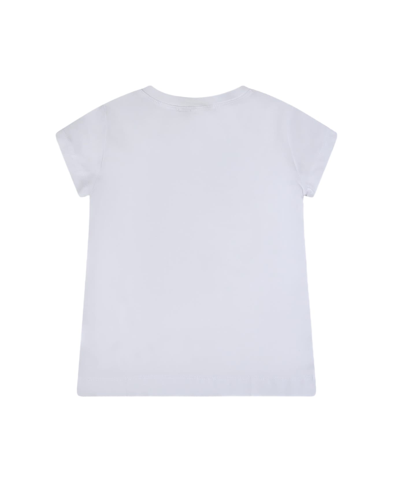 Monnalisa White Cotton T-shirt - White