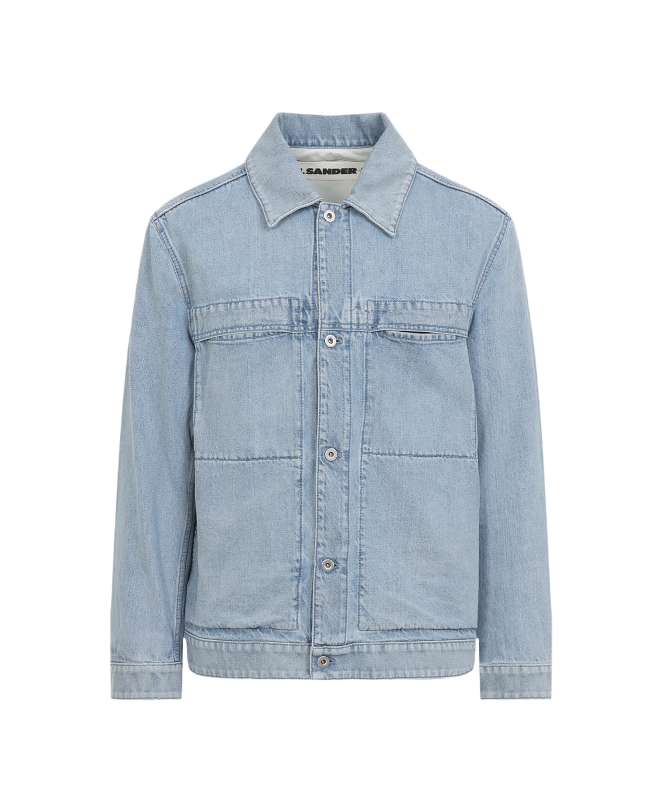 Jil Sander Cotton Jacket - Marble Blue