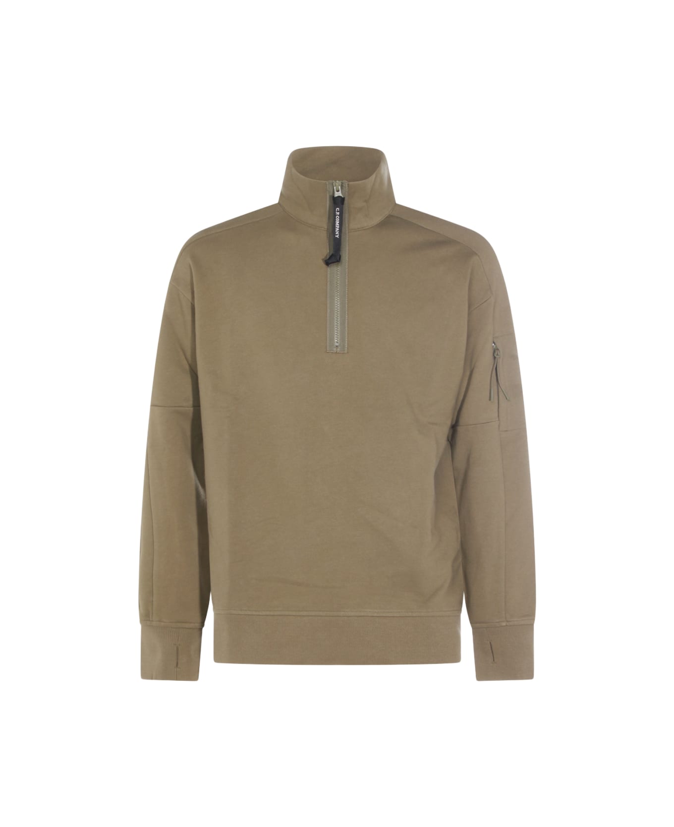 C.P. Company Green Cotton Sweatshirt - CAPERS