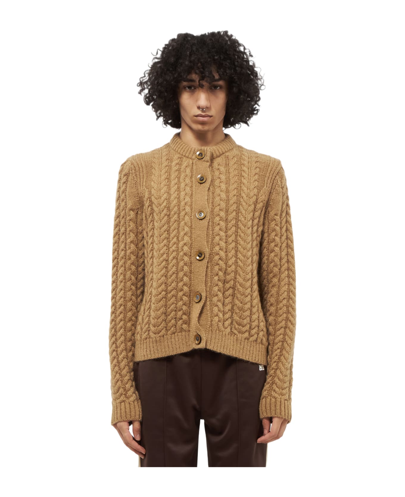 Wales Bonner Dawn Cardigan - khaki