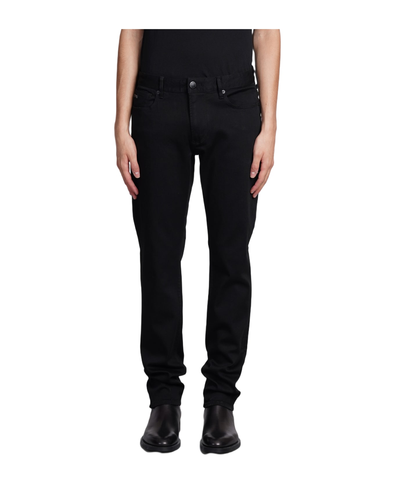 Emporio Armani Jeans In Black Cotton - Nero
