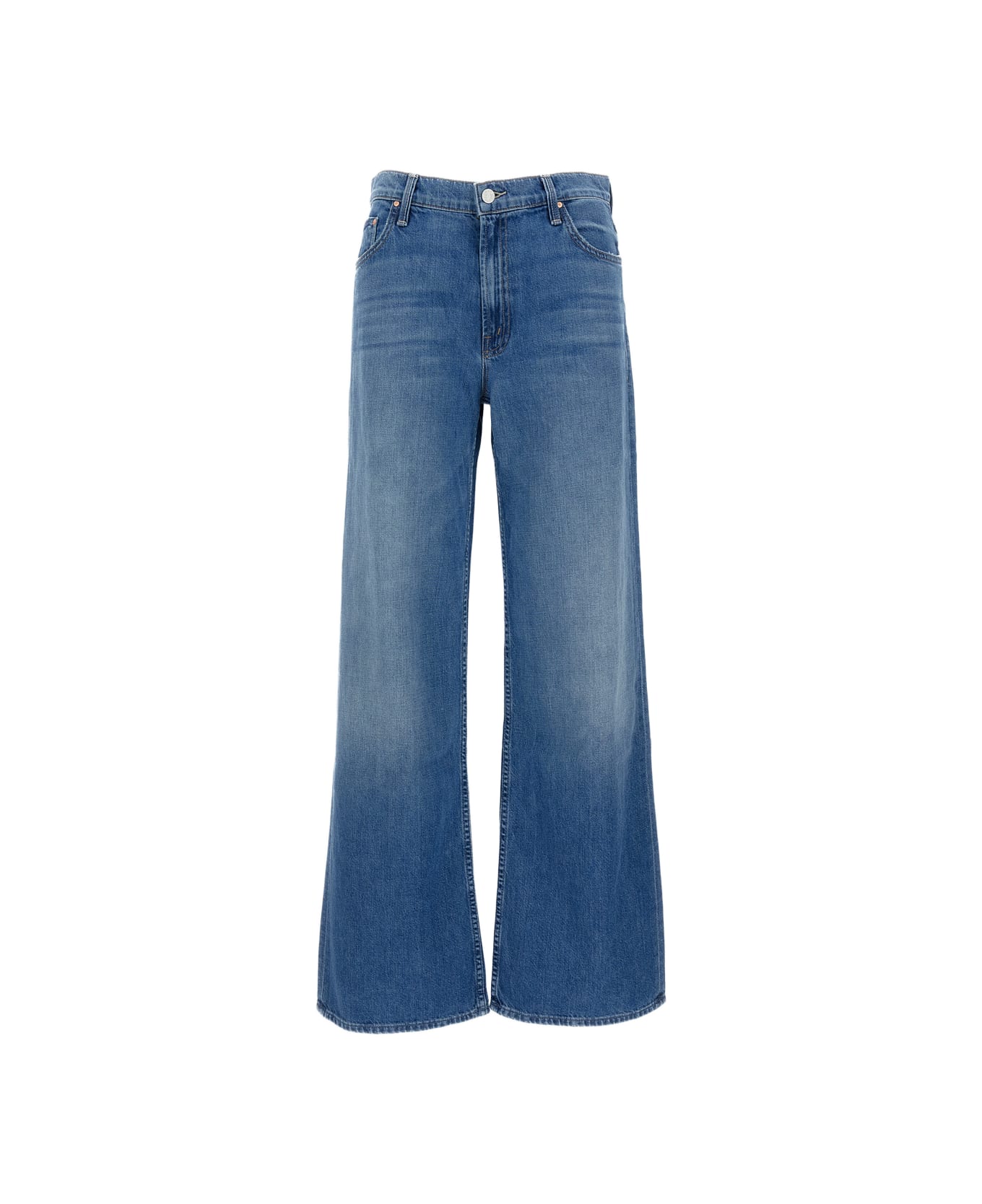 Mother 'the Rerun Zip Sneak' Jeans - Blue