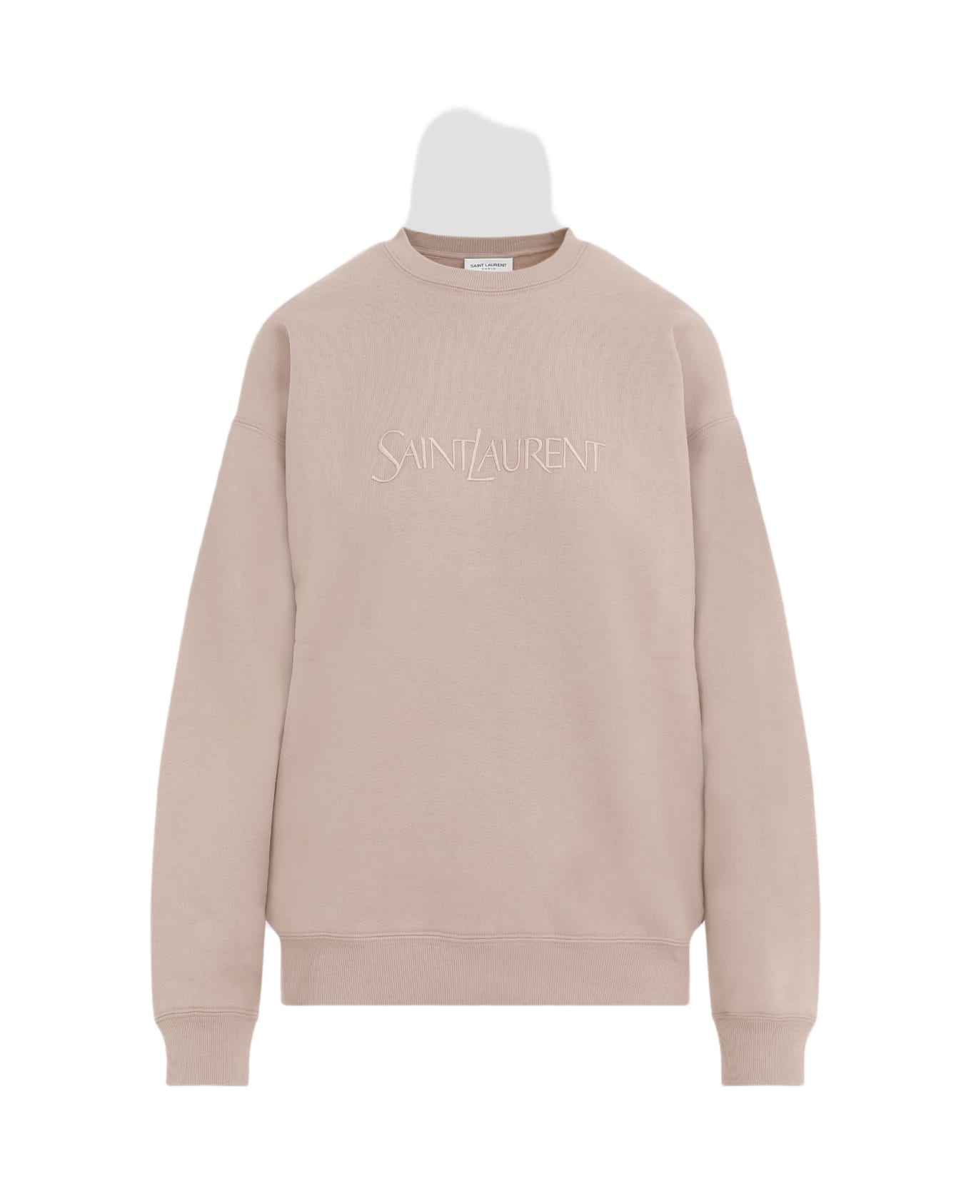 Saint Laurent 'saint Laurent' Sweatshirt - Nude Rose