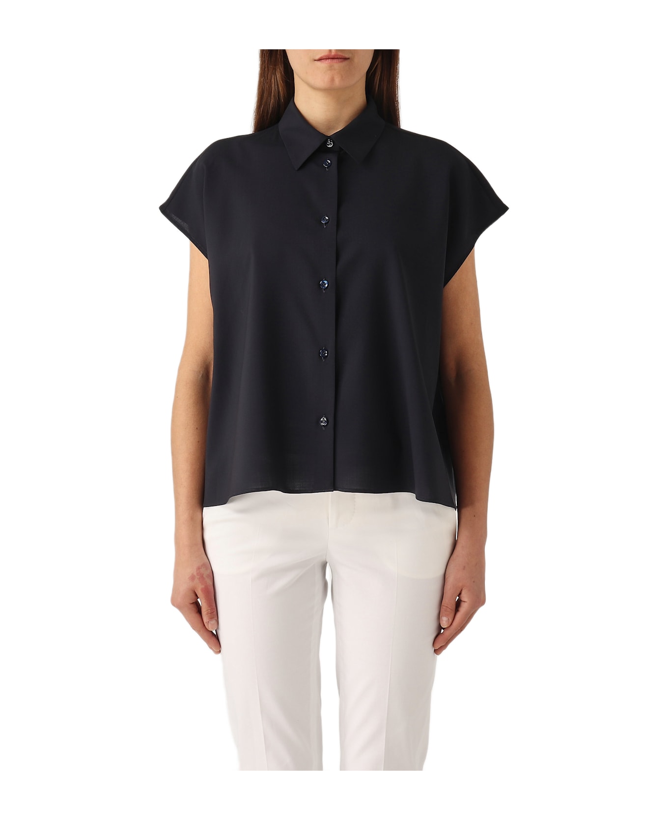 PT Torino Wool Shirt - NAVY