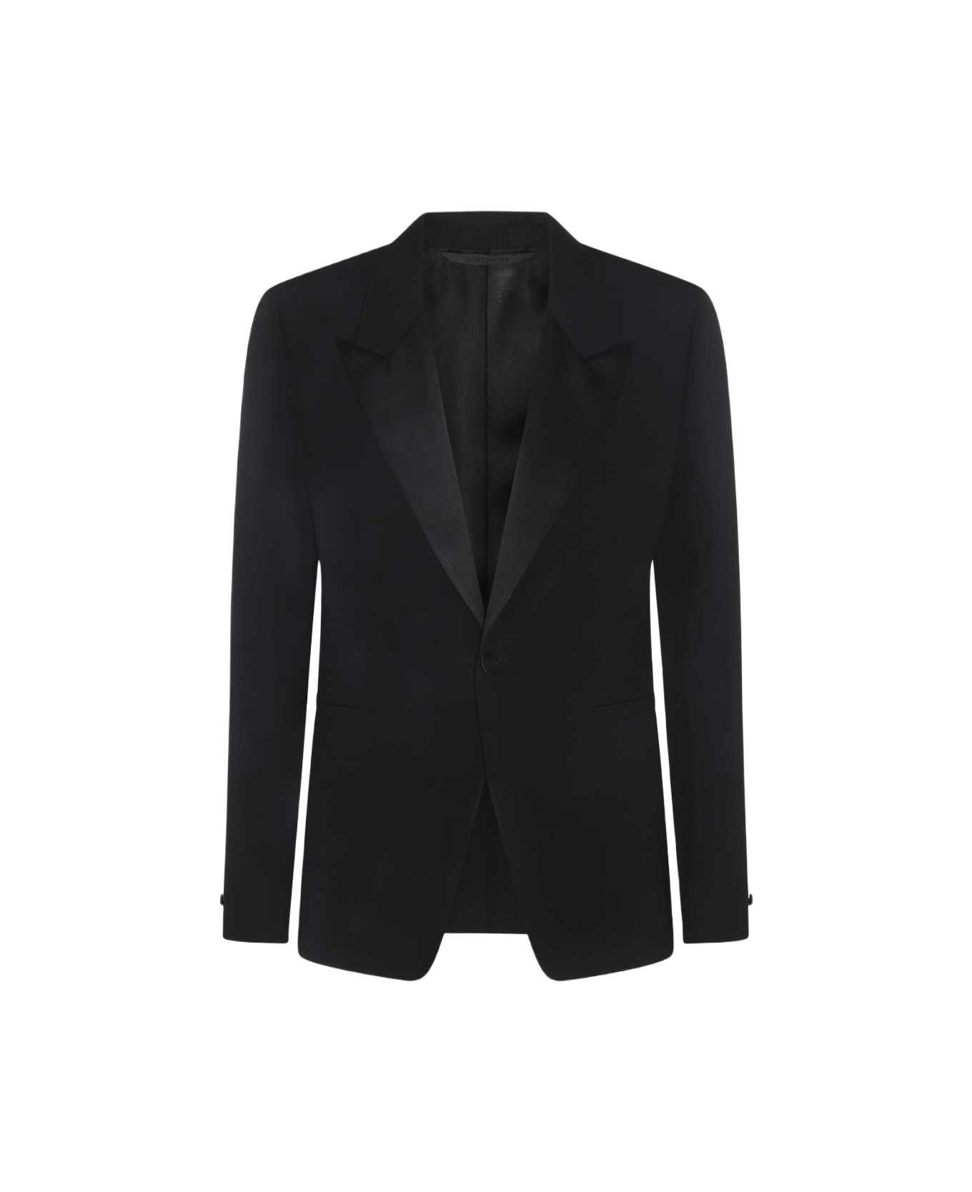 Givenchy Black Wool Blazer - Black ブレザー