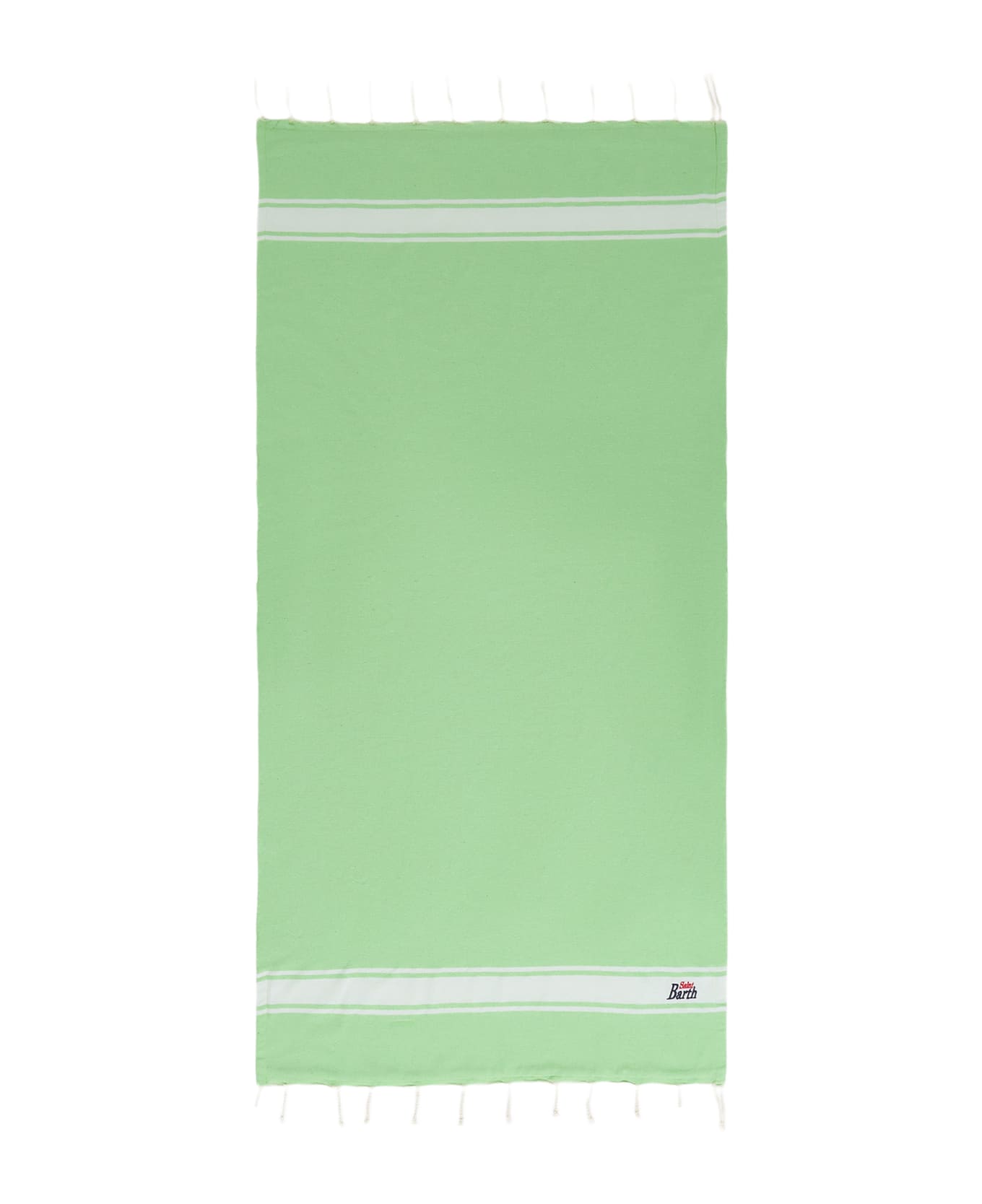 MC2 Saint Barth Fluo Green Classic Foutas Doubled With Soft Polyester Sponge - GREEN