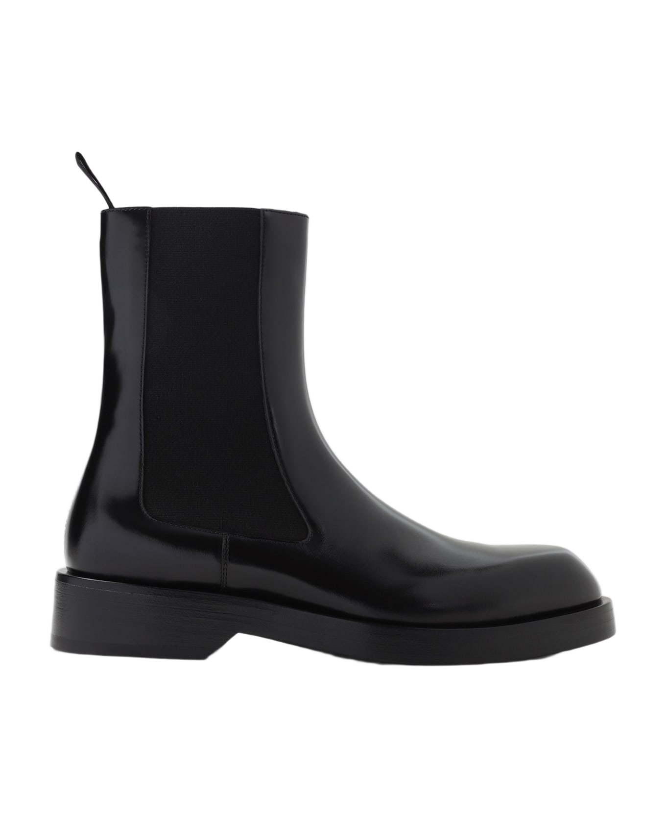 Jil Sander Calf Leather Boots - Black