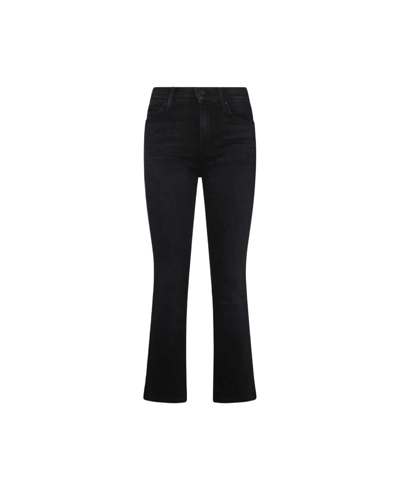 Mother Black Cotton Jeans - DEEP END