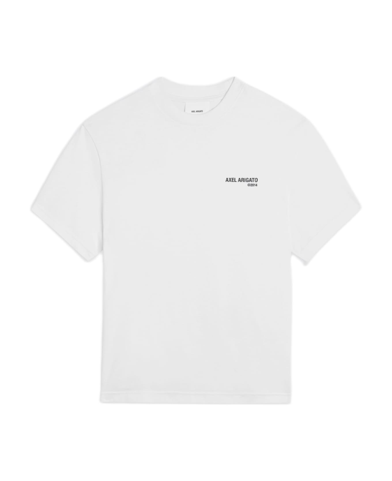 Axel Arigato Legacy T-shirt White cotton t-shirt with chest logo - Legacy t-shirt - Bianco シャツ