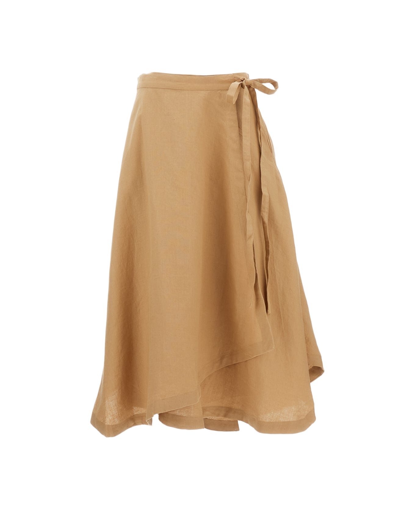 Polo Ralph Lauren Linen Wrap Kirt - Beige