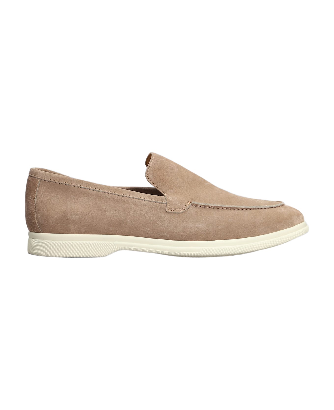 Tagliatore 0205 Simon Pe Loafers In Taupe Suede - taupe