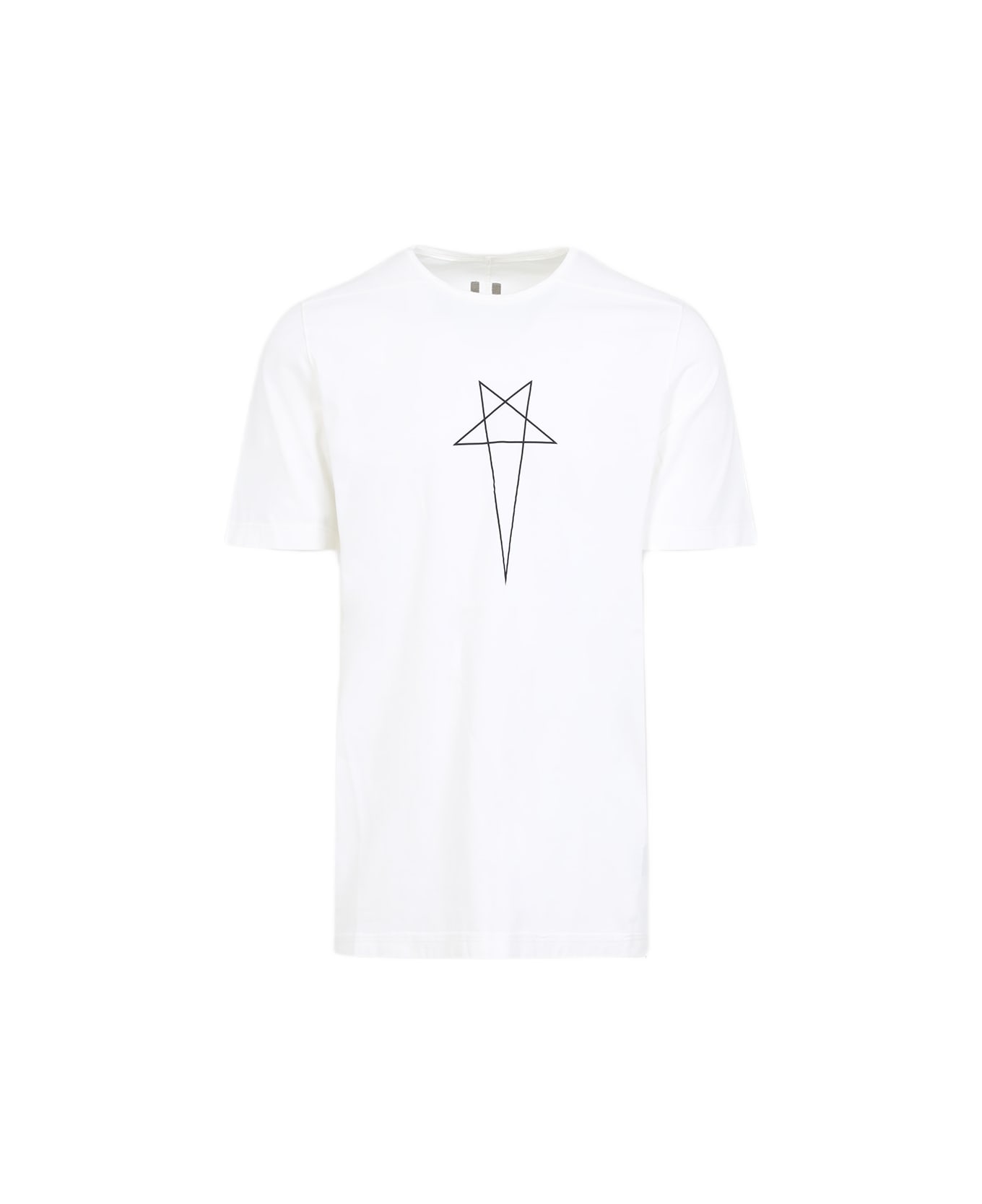 DRKSHDW T-shirt With Lace - Milk Black