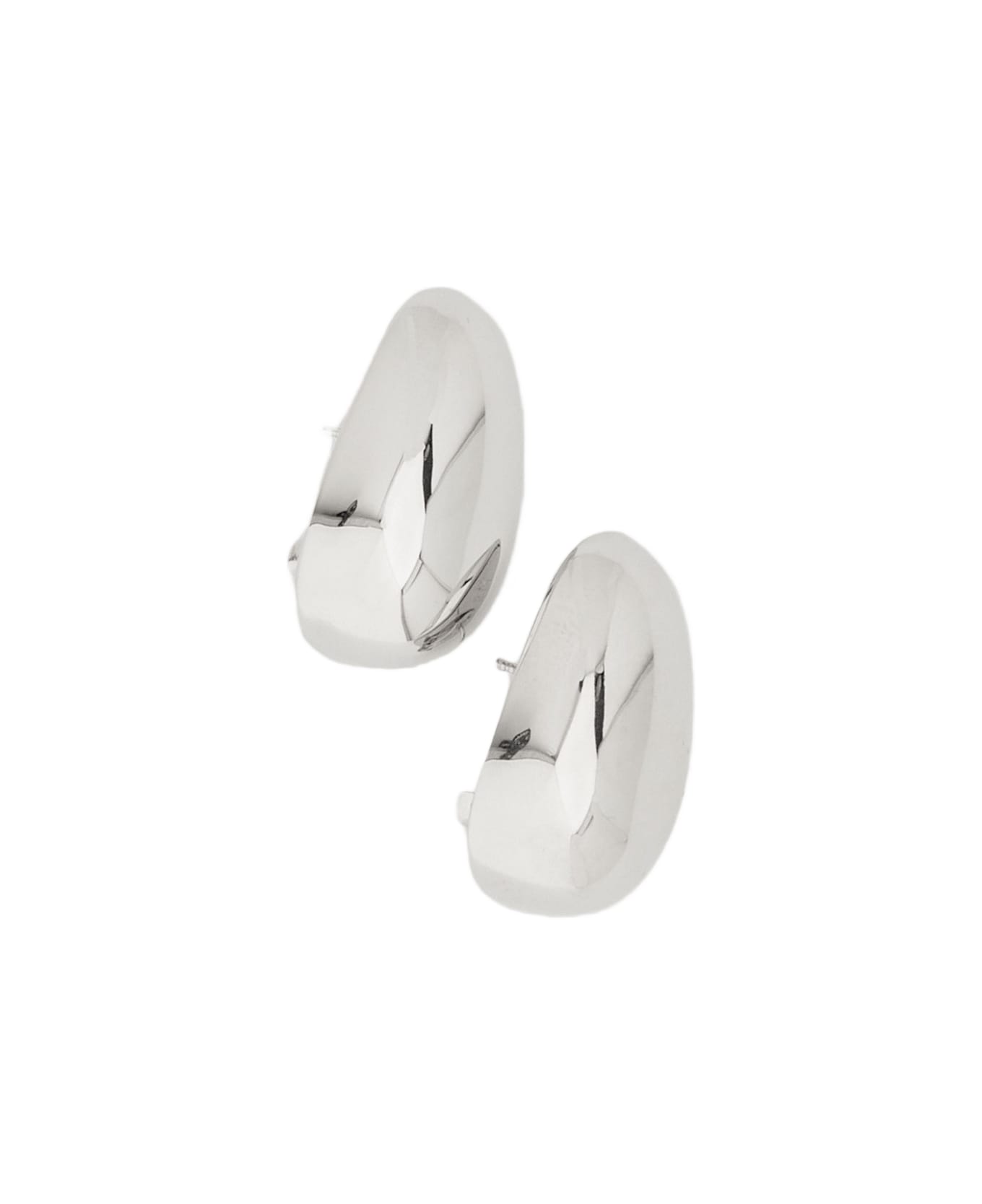 Jacquemus Les Boucles Curved Earrings - Silver