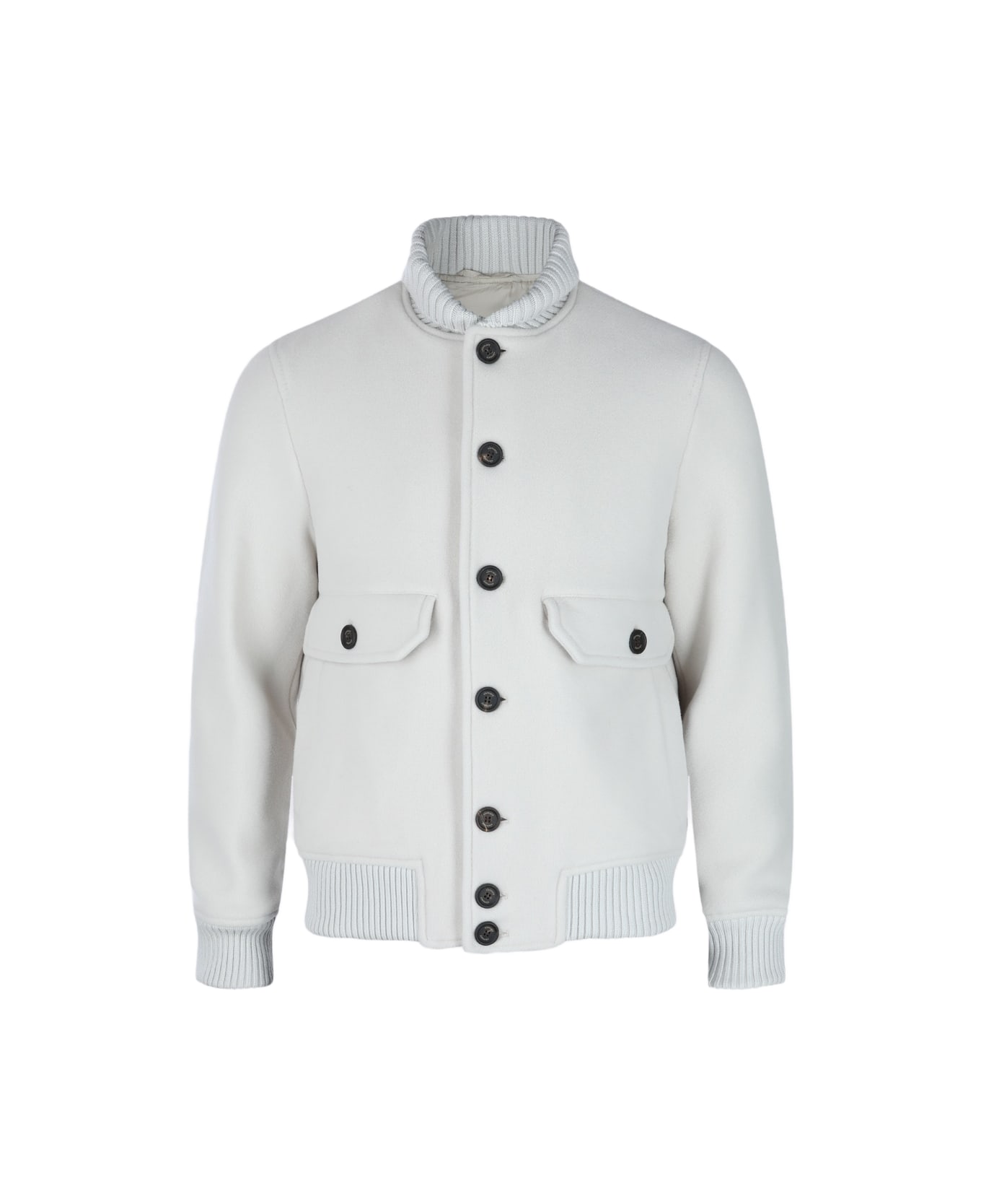 Eleventy Sand Wool Casual Jacket - Sand
