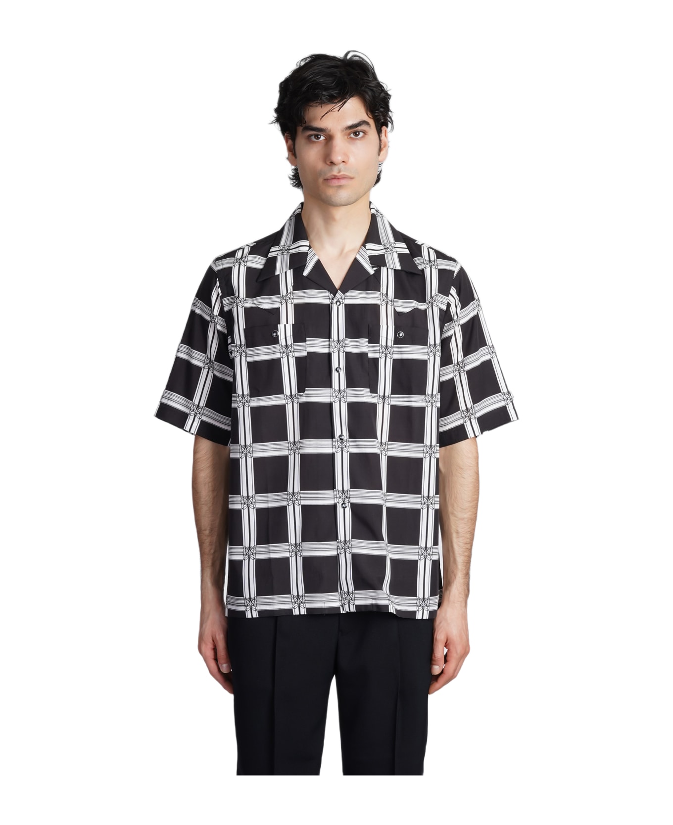 Needles Shirt In Black Rayon - black