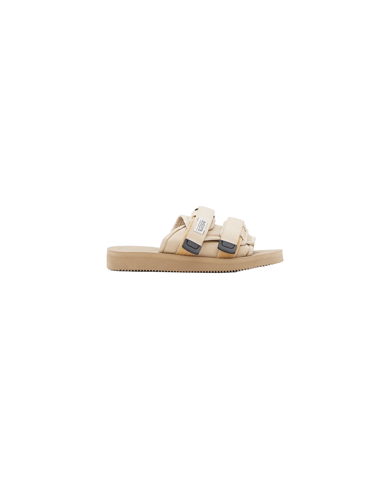 SUICOKE Moto Platform Sandals - Beige