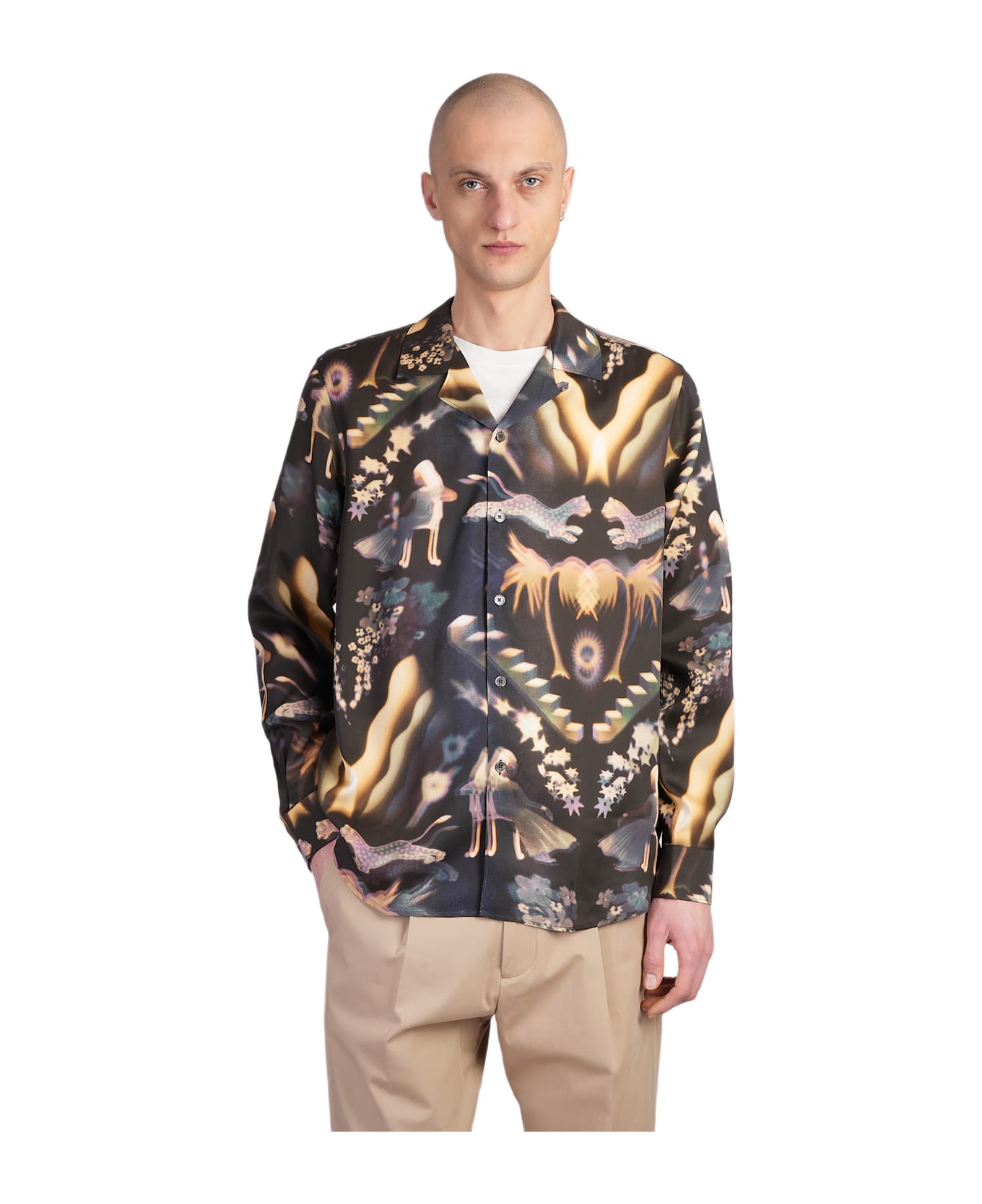 Paul Smith Shirt In Multicolor Wool And Polyester - multicolor