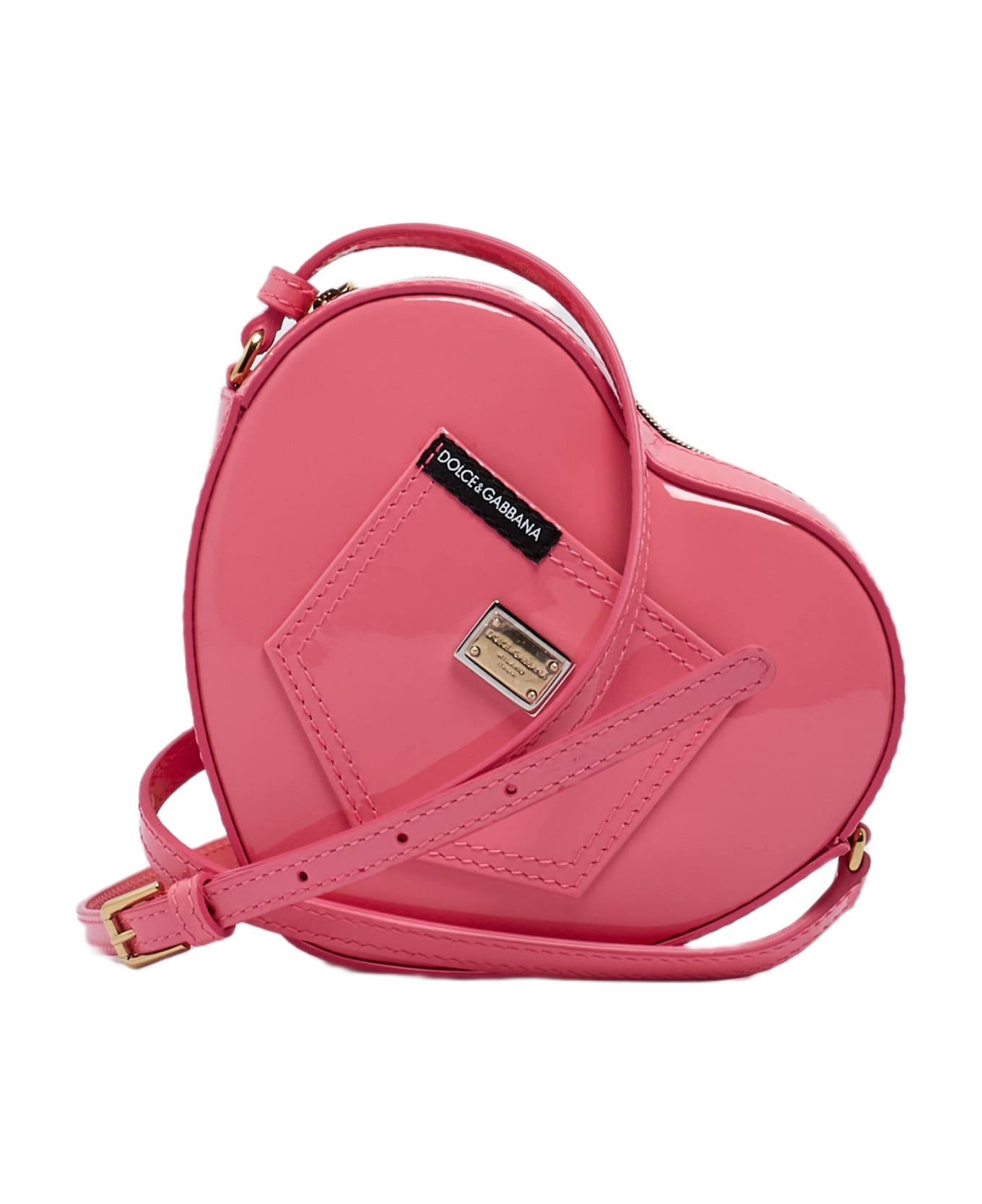 Dolce & Gabbana Heart Shoulder Bag Shoulder Bag - CICLAMINO