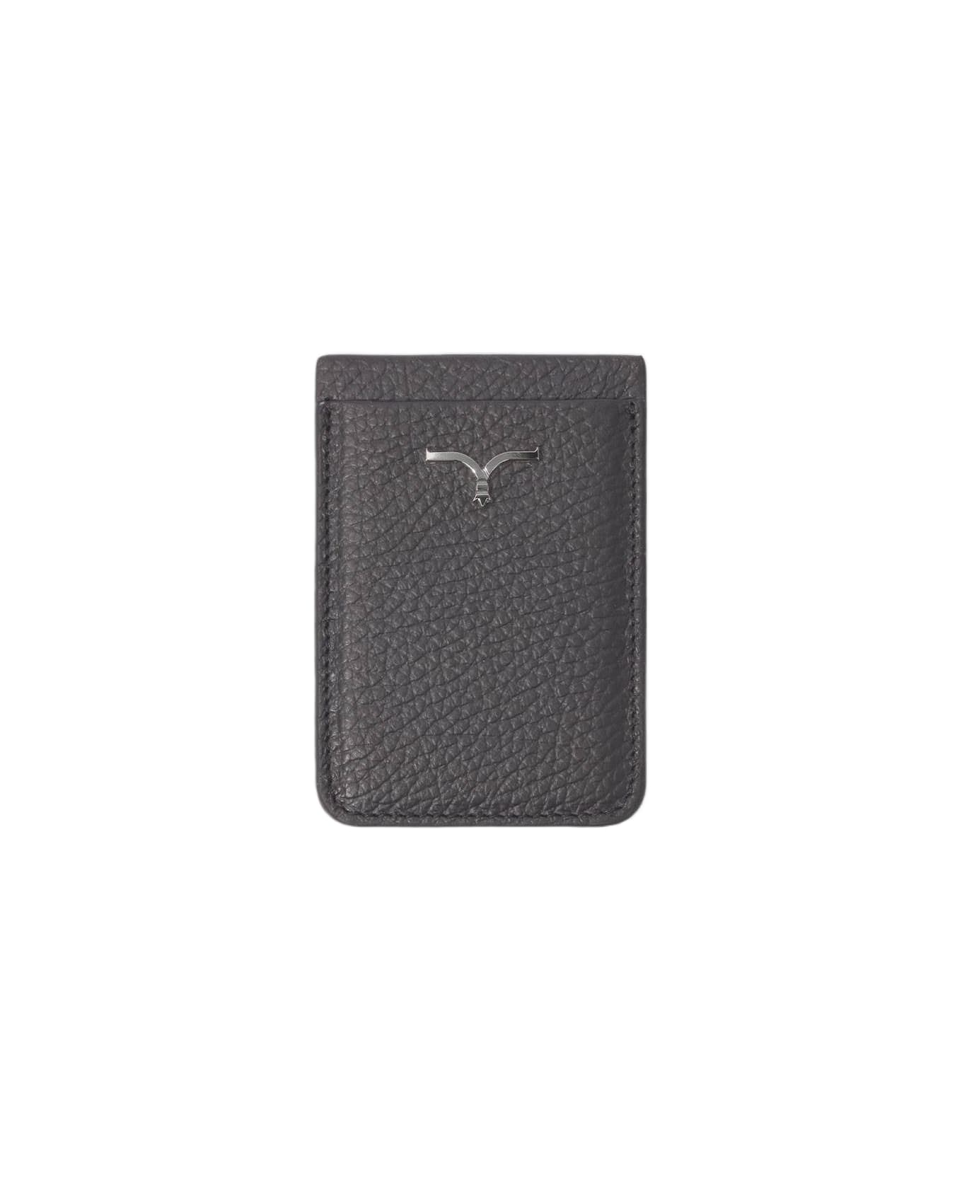 Larusmiani Magnetic Credit Card Holder For Iphone Accessory - DimGrey