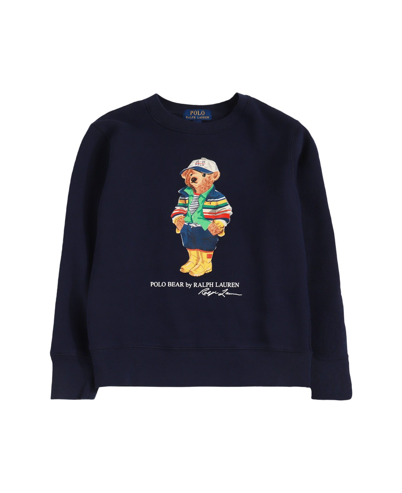 Polo Ralph Lauren Blue Cotton Sweatshirt - Bear Newport Navy